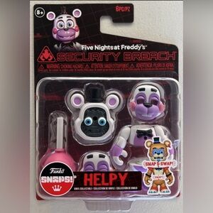 Five Nights At Freddy's Funko Snaps! Helpy New Mint On Card Security Breach